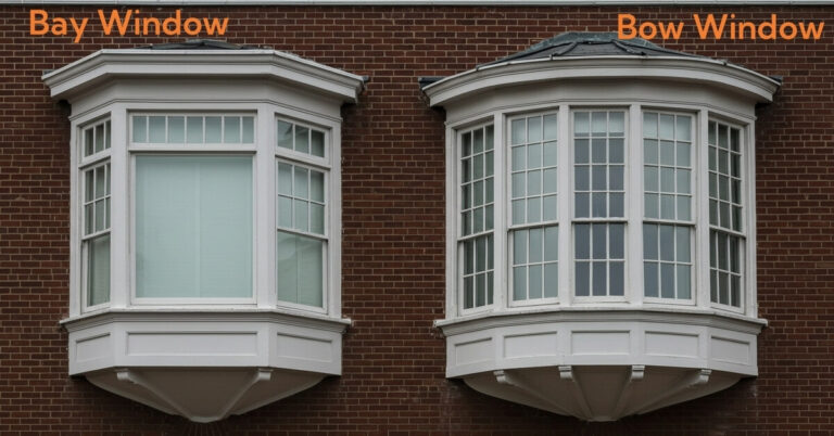 Erkerfenster vs. Bogenfenster 1