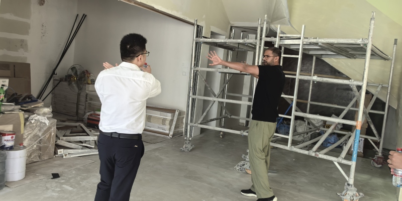 Customer on-site consultation design plan