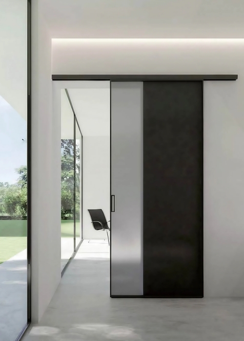aluminum sliding door for divider