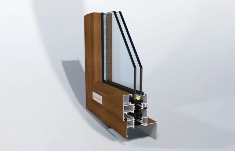 UPVC Windows Colors Brown Wood
