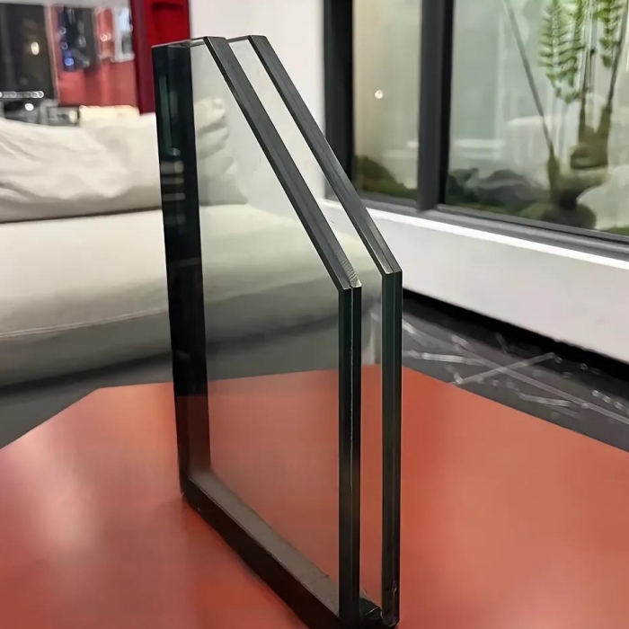 UPVC Windows Glass Option Double sided angle insulating glass