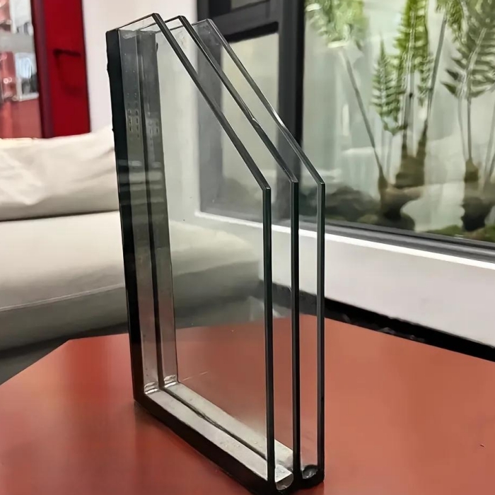 UPVC Windows Glass Option Three pane insulating glass