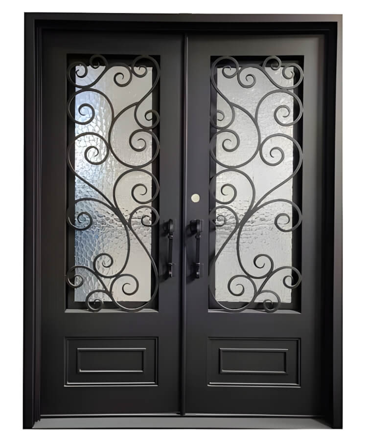 Double Steel Front Door 10