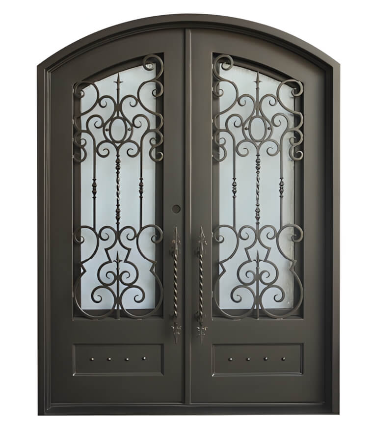 Double Steel Front Door 12