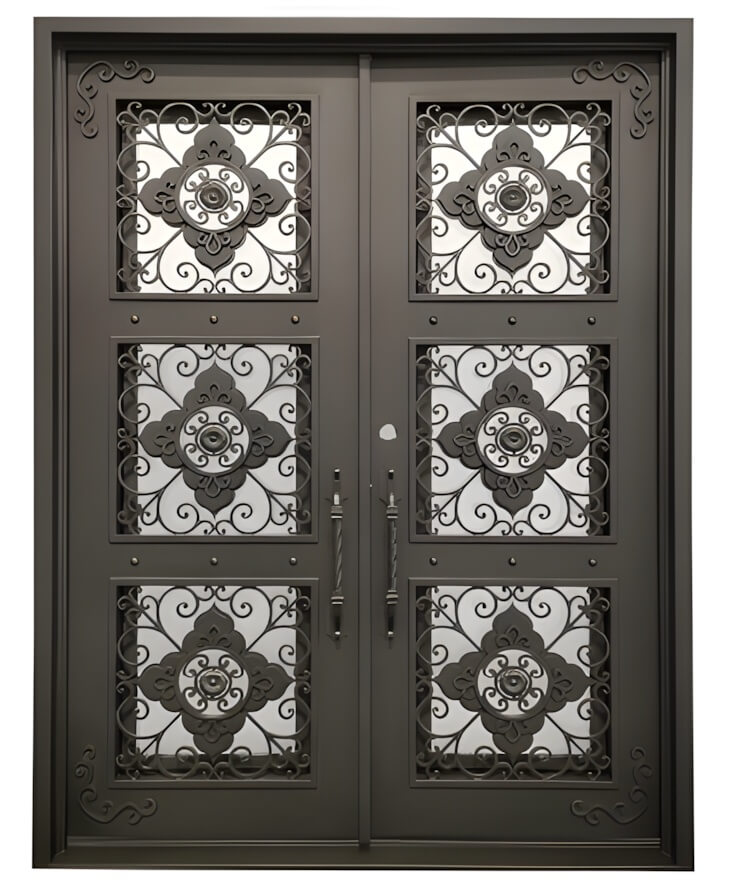 Double Steel Front Door 13