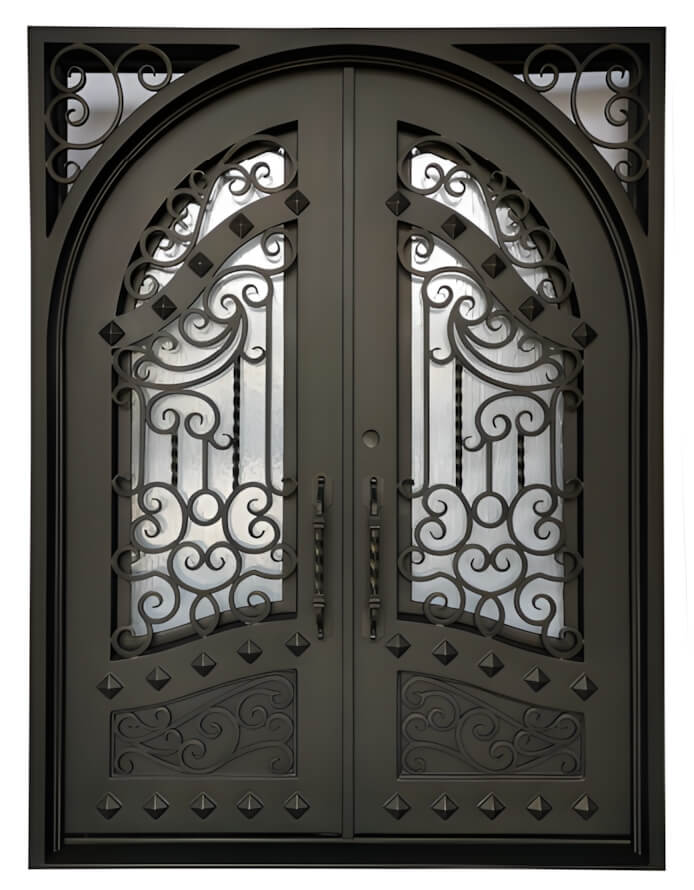 Double Steel Front Door 9
