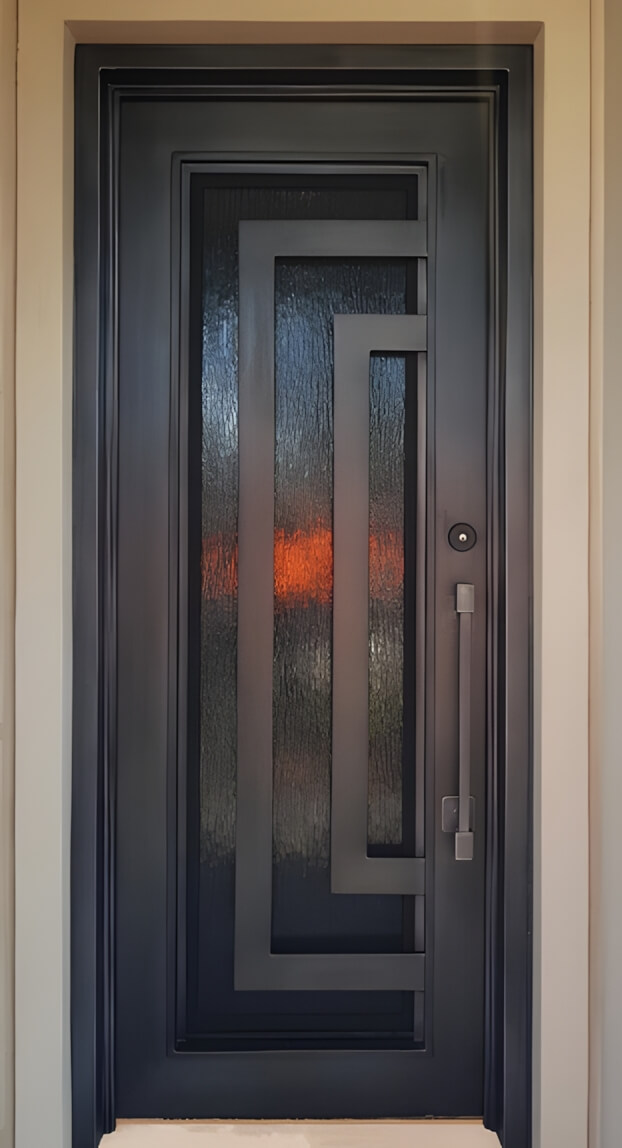 Single Steel Front Door 4