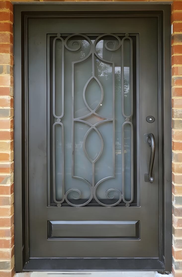Single Steel Front Door 8