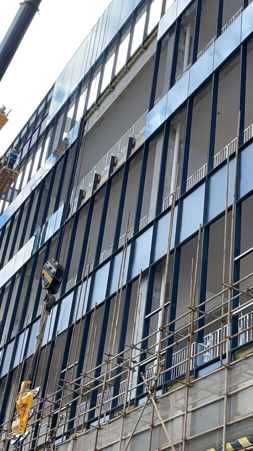 Commercial building Spandrel Glass Project 2