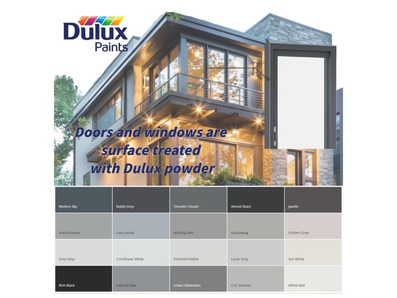 Dulux Πόρτες και Παράθυρα με Ηλεκτροστατική Βαφή