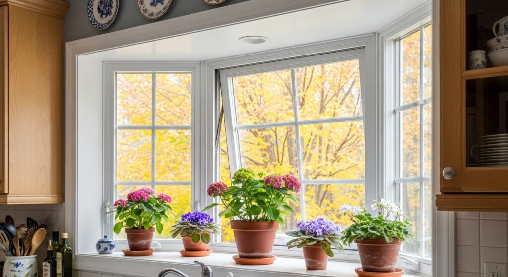 Awing Greenhouse Window