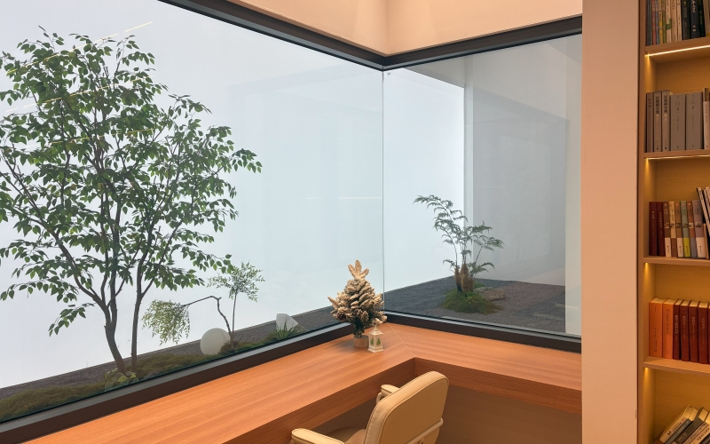 Frameless Corner Windows