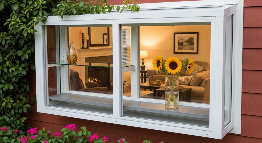 Glass Box Greenhouse Window