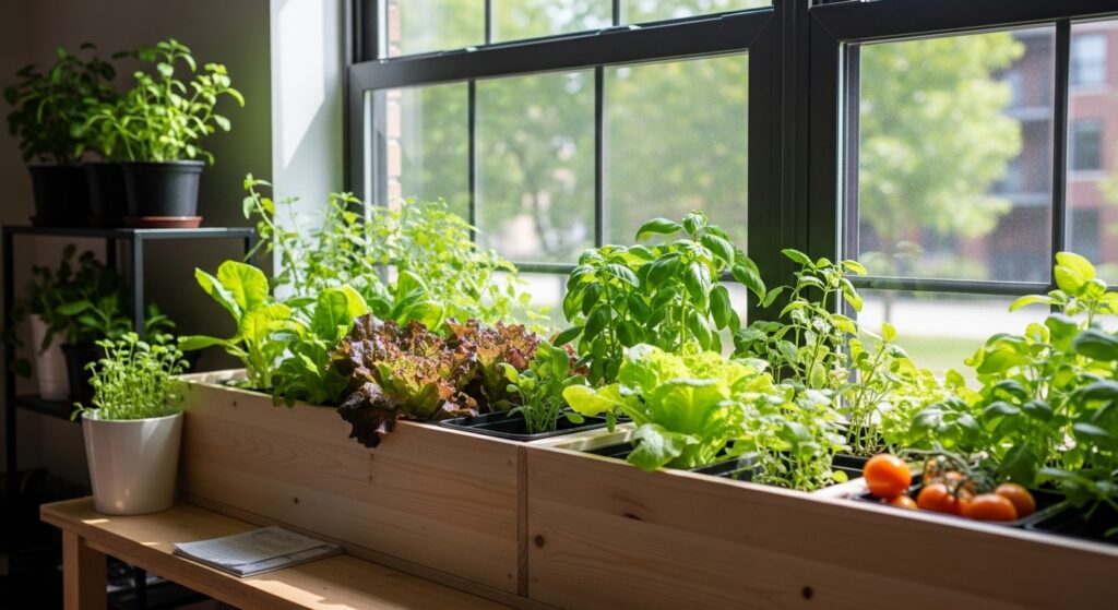Indoor Herb Garden Greenhouse Windows