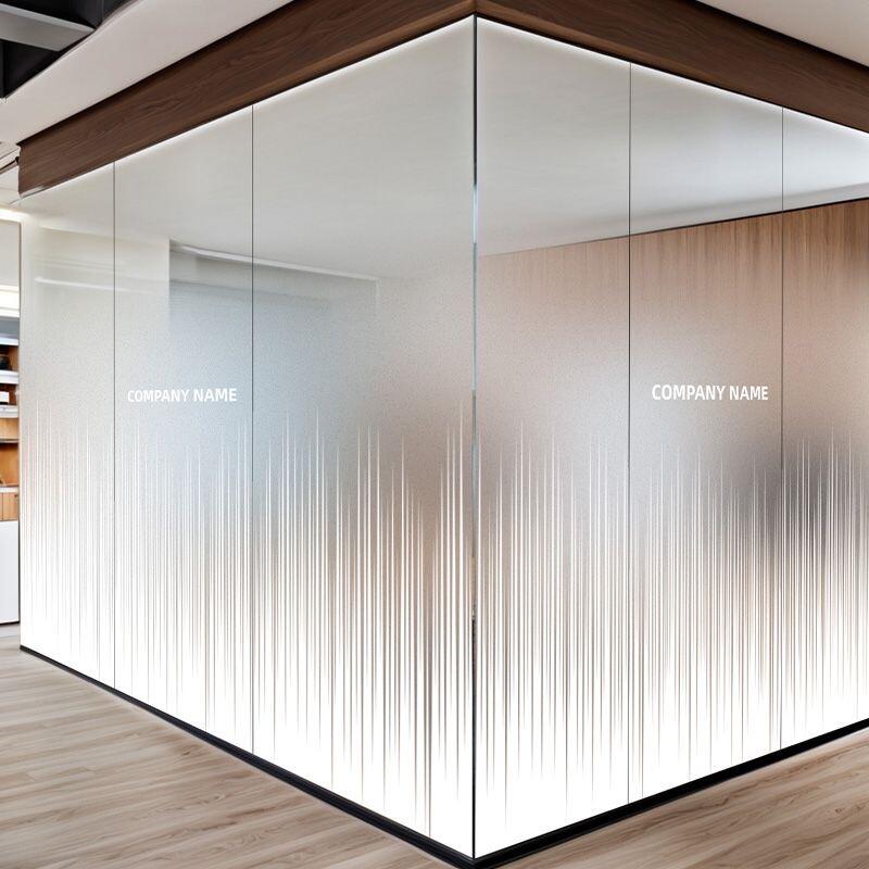 Office frosted glass partition 2