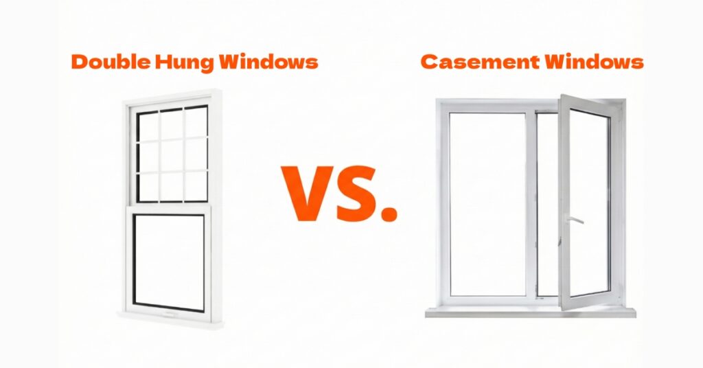 Casement vs. Double Hung Windows