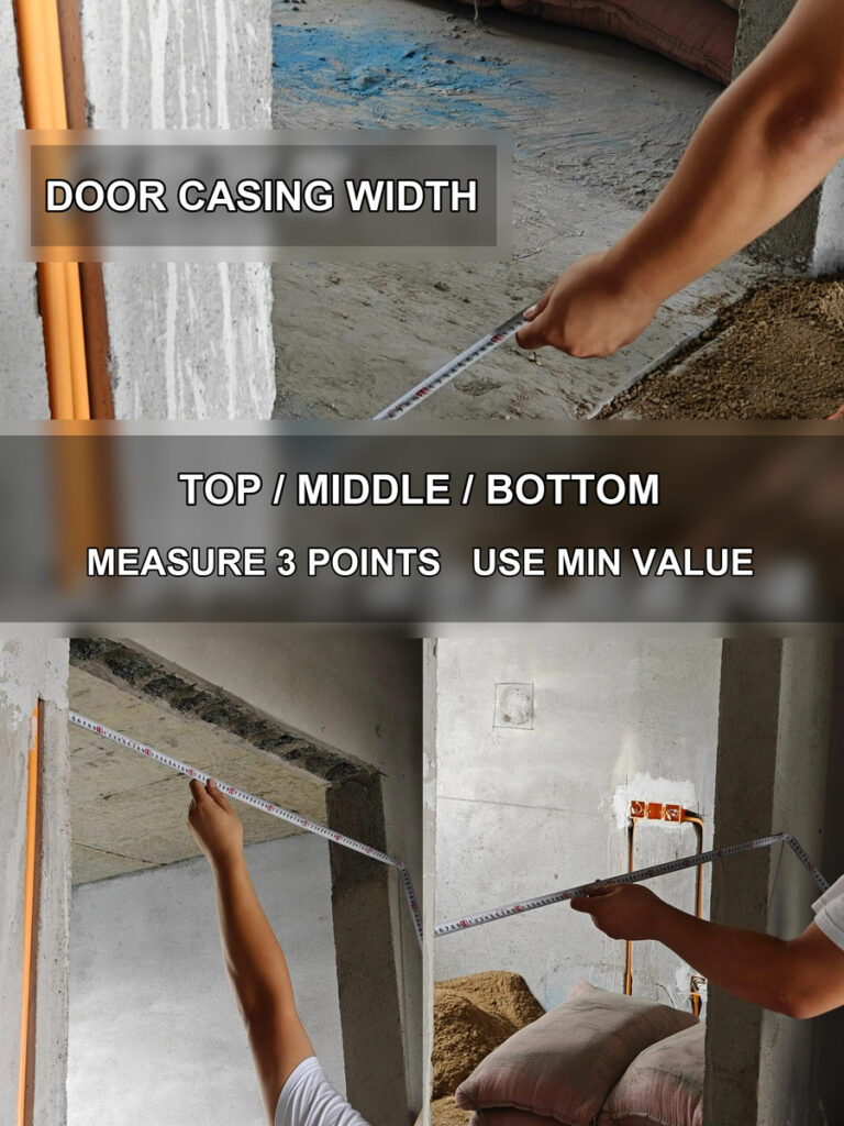 door casing width english
