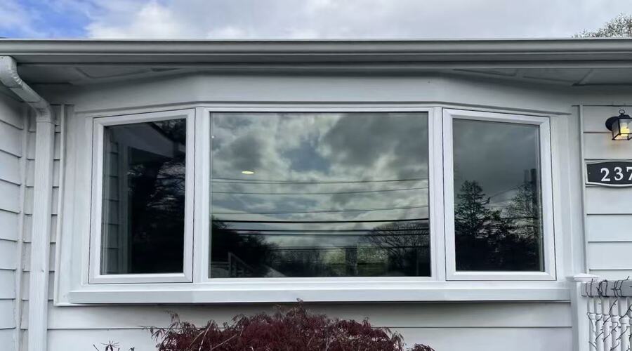 energy efficient bay window residential home installation