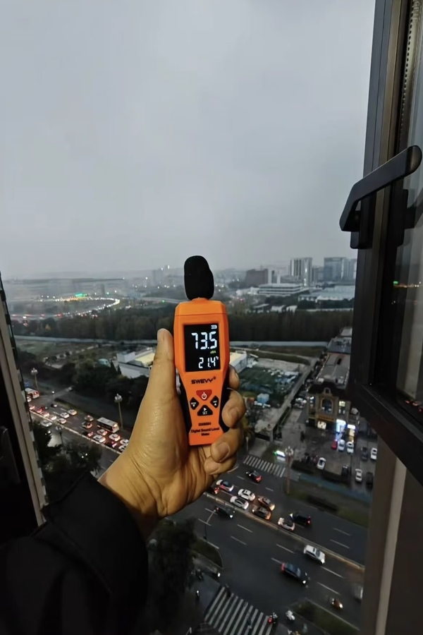 soundproof window decibel test after comparison 1